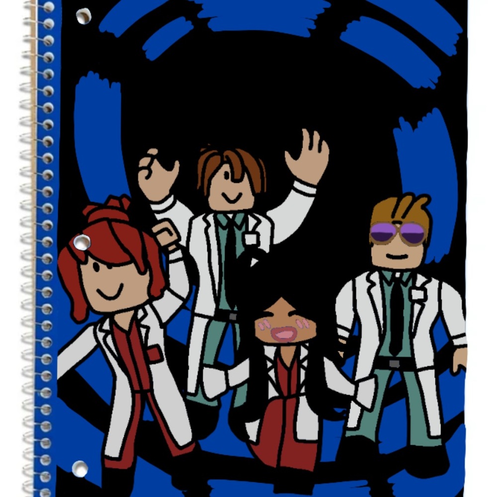 Roblox Notebook Journal Navy Blue - 70 Pages